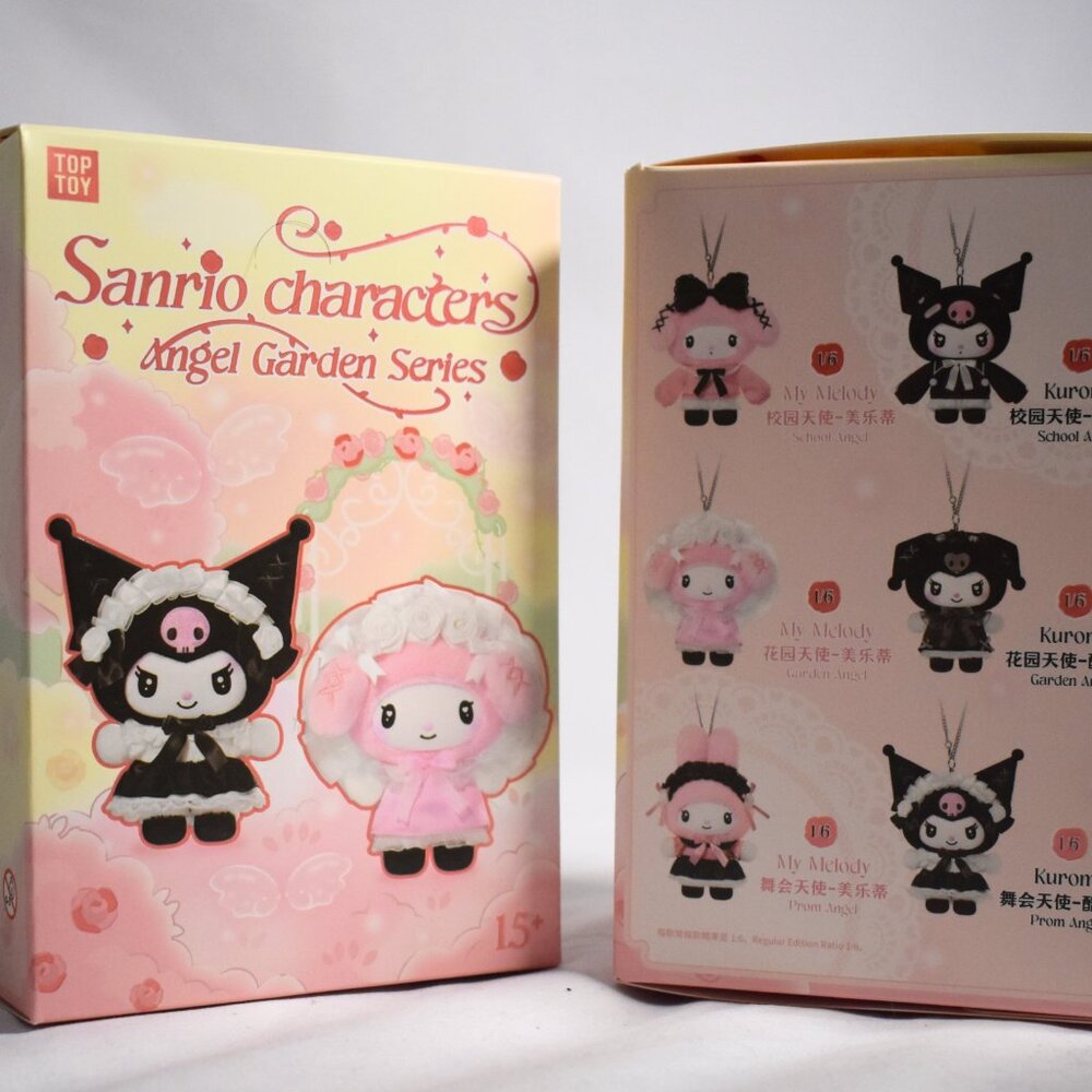 TOP TOY Sanrio Angel Garden Blind Box Plush Keychain Sealed Kuromi My Melody